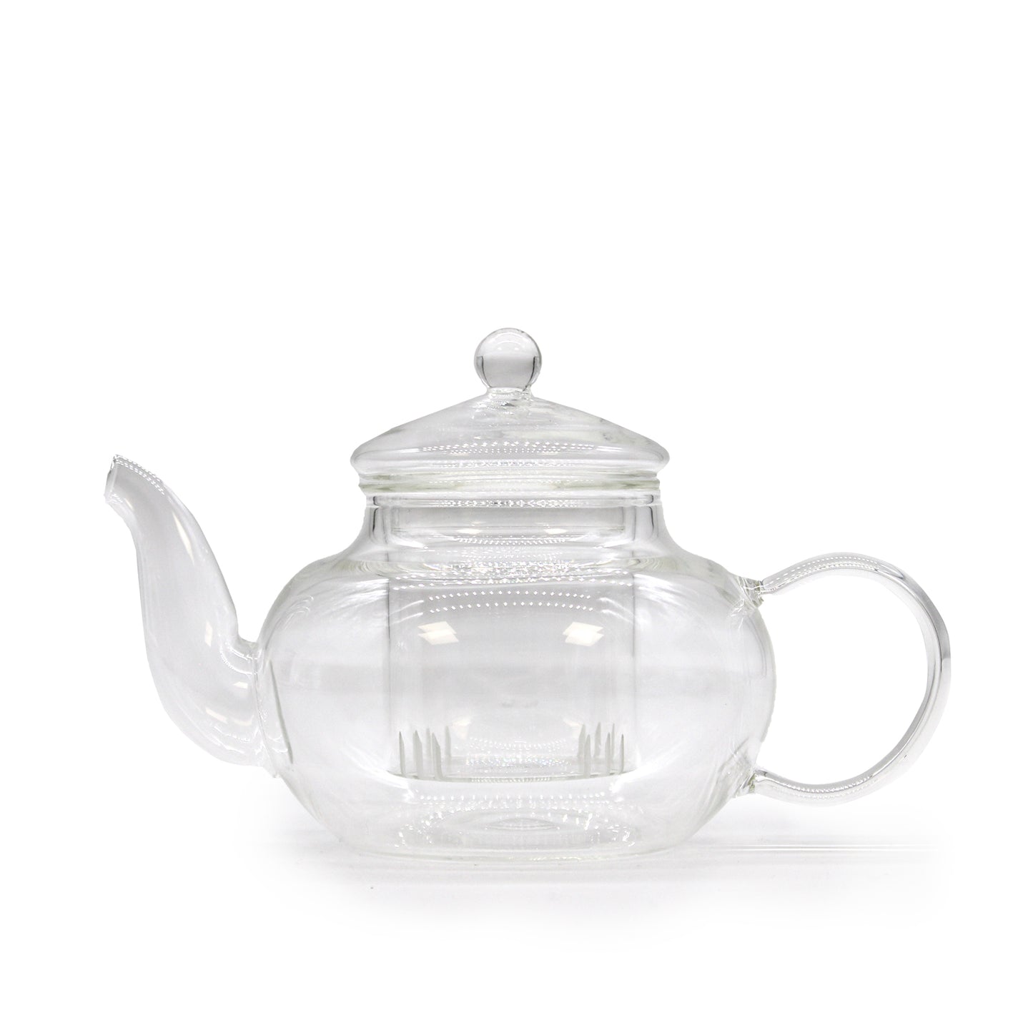 Glass Infuser Teapot - Round Pearl